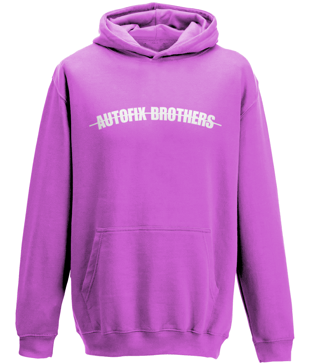 Autofix White Curved Supra MK4 Hoodie