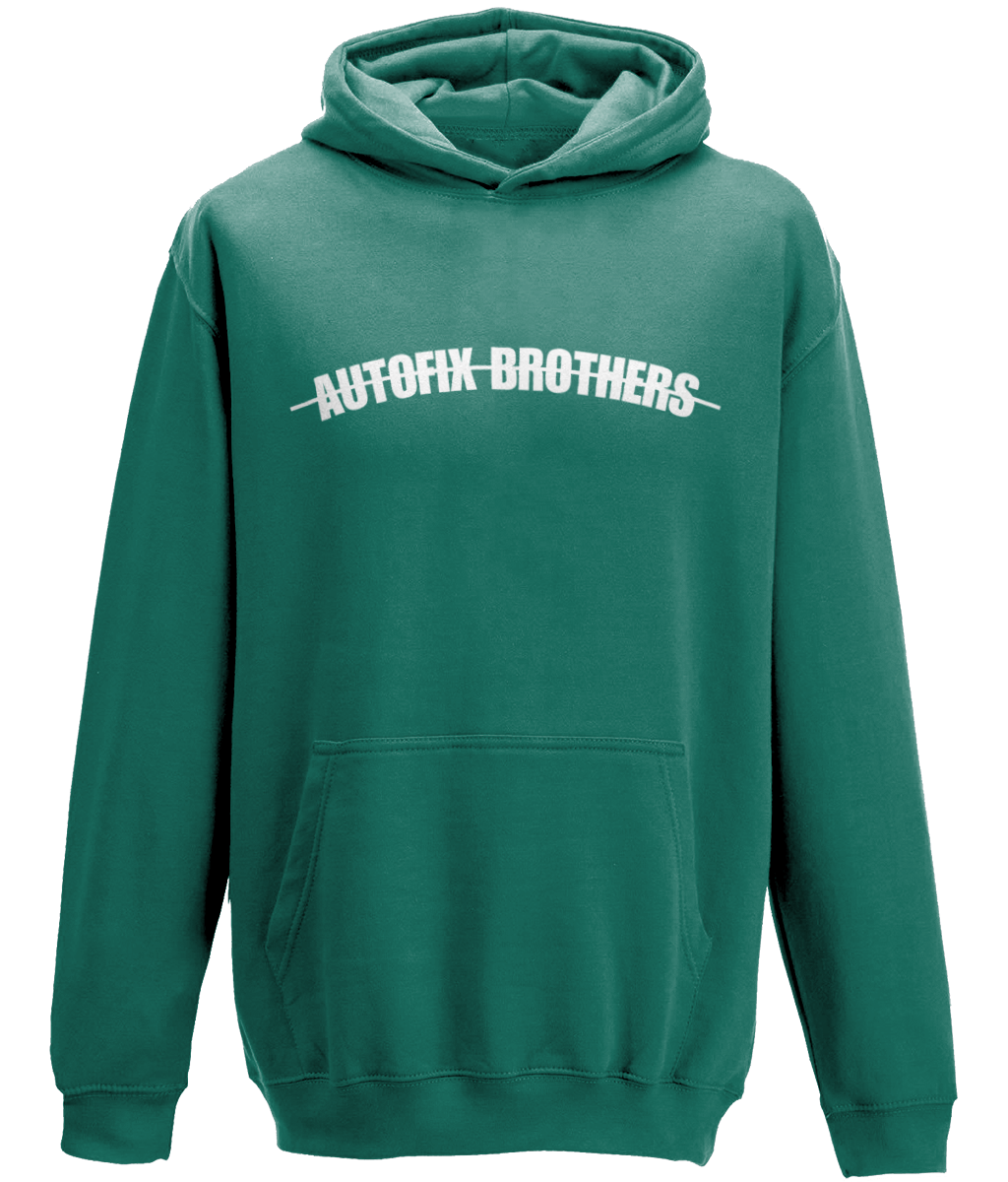 Autofix White Curved Supra MK4 Hoodie