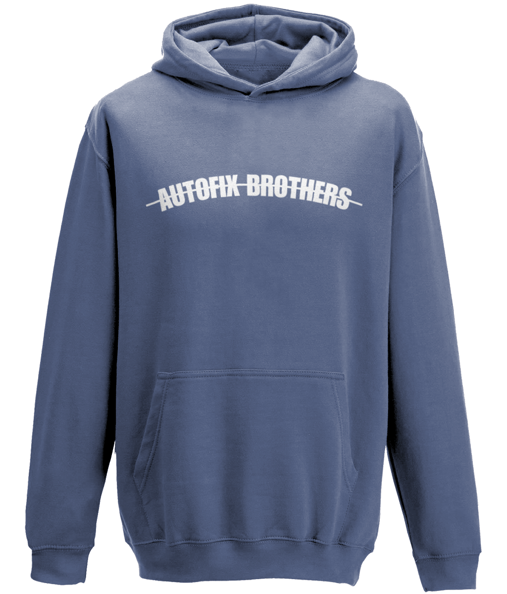 Autofix White Curved Supra MK4 Hoodie