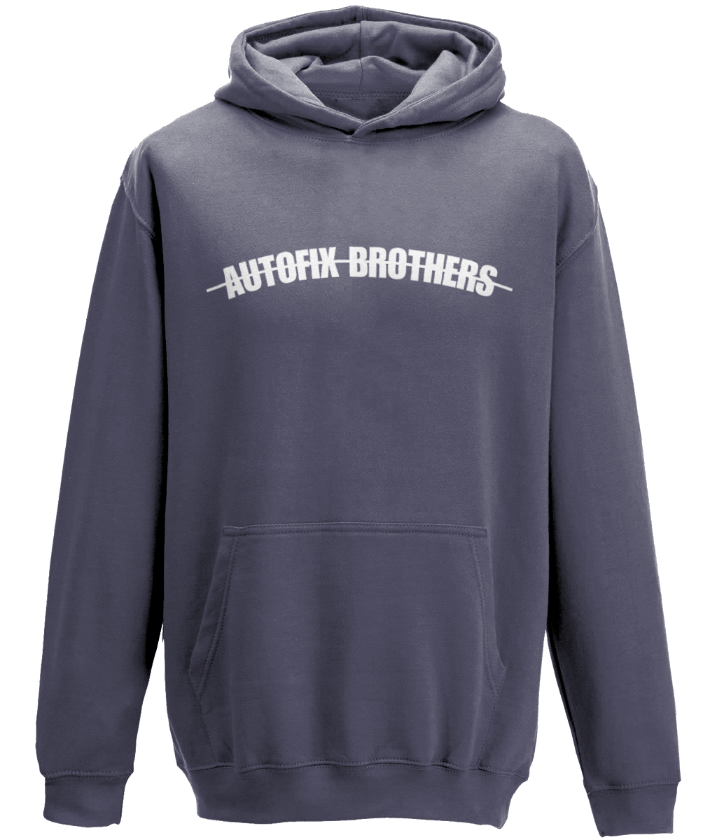 Autofix White Curved Supra MK4 Hoodie