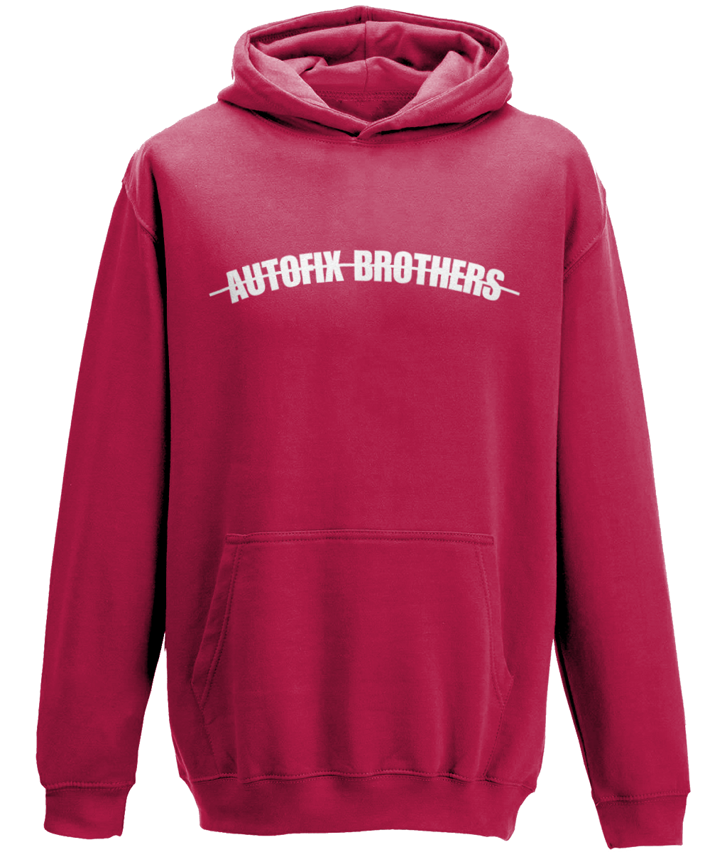 Autofix White Curved Supra MK4 Hoodie