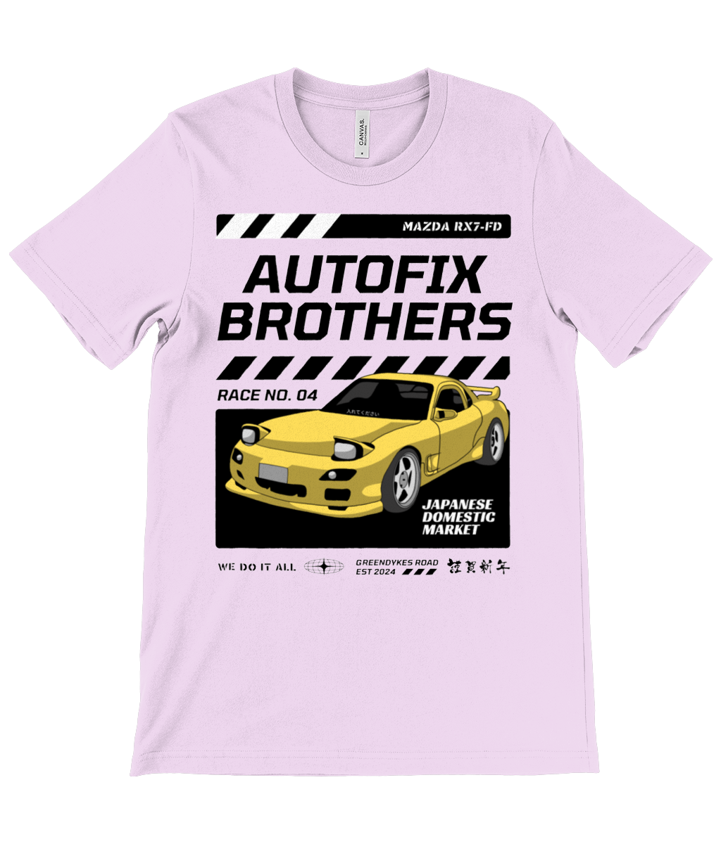Autofix Bros RX7 T-Shirt Black
