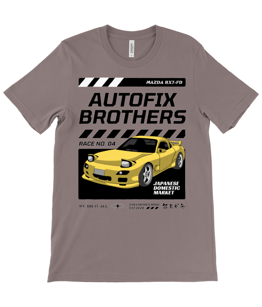 Autofix Bros RX7 T-Shirt Black