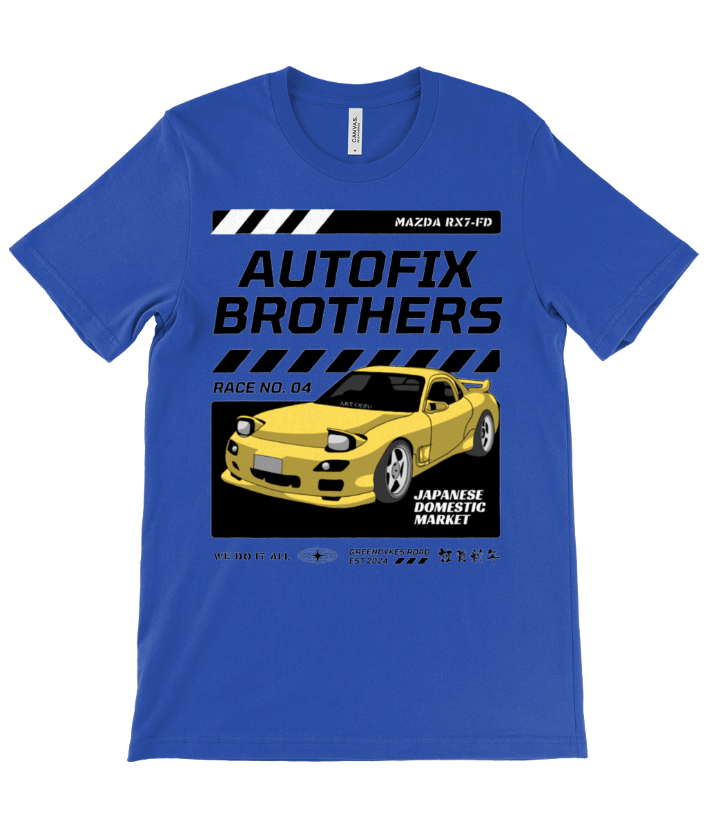 Autofix Bros RX7 T-Shirt Black
