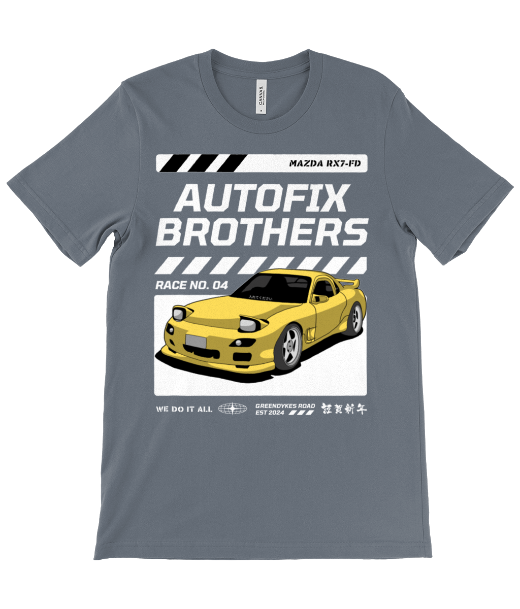 Autofix Bros RX7 T-Shirt White
